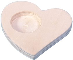 Lumière cœur en bois jouet décoratif lampe cœur en bois