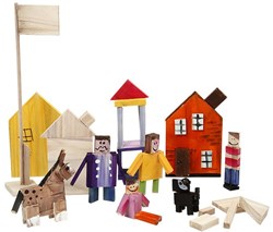 Assortiment bois créatif jouet bricolage travail du bois 194 pièces