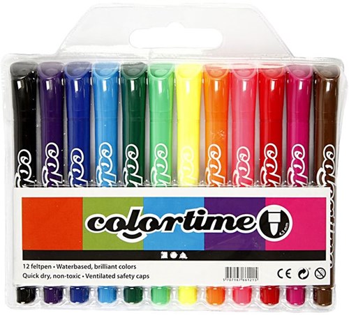 Colortime Colortime Stiften Set 12 stuks