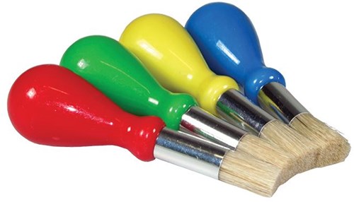 Collall pinceau enfant ergonomique peinture pour enfants 12 pièces-2