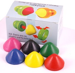 Easy grip wasco recharge set - recharges de crayons - multicolore - jouet créatif