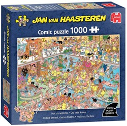 Jumbo puzzle Jan van Haasteren Sur des charbons ardents 1000 pièces cartoon