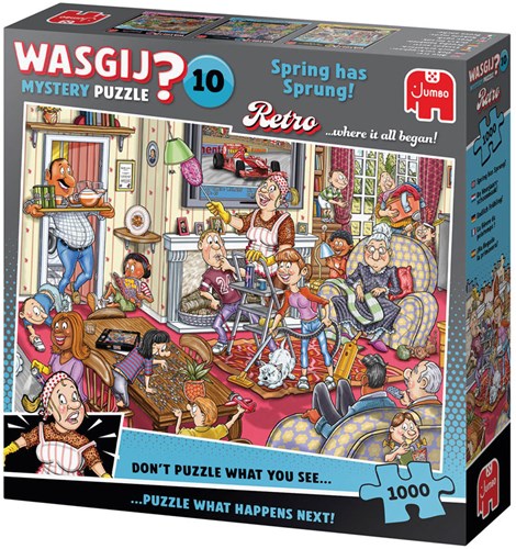 Puzzle Jumbo Wasgij Retro Mystery 10 adultes 1000 pièces-3