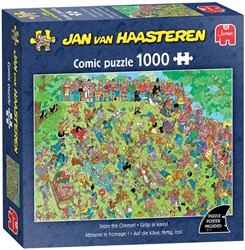 Jumbo puzzle Jan van Haasteren Saisis ta Chance 1000 pièces cartoon
