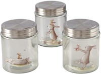 Boltze Home bocal de rangement verre Bunny 625ml pot cuisine décoratif
