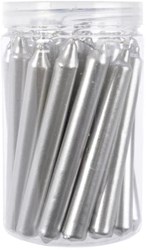 Decoris bougies de sapin argent métallisé 22 pièces décoration