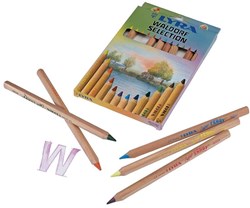 Lyra crayons de couleur Super Ferby Waldorf 12 pièces multi couleurs