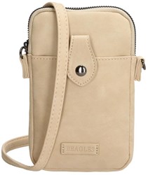 Beagles Sac bandoulière téléphone taupe clair avec bandoulière réglable