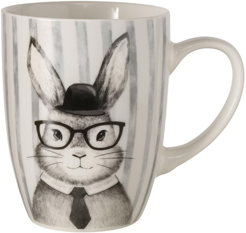 Boltze Home mug porcelaine lapin motif de Pâques 330ml passe au lave-vaisselle