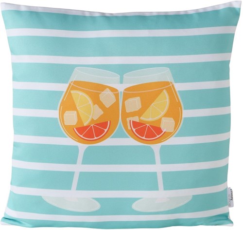 Boltze Home coussin décoratif Summer Spritz 45x45cm style méditerranéen