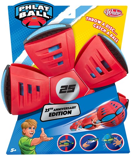 Wahu jeu de lancer et d’attraper Phlat Ball Classic rouge - jouet d’extérieur-3
