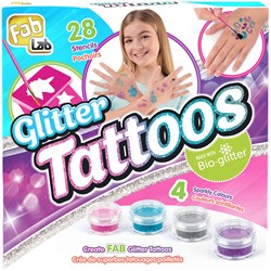 Goliath set de tatouages pailletés - tatouages temporaires pour enfants