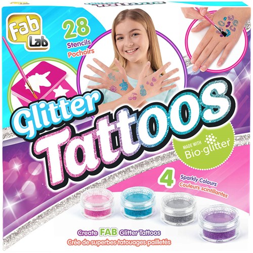 Goliath set de tatouages pailletés - tatouages temporaires pour enfants