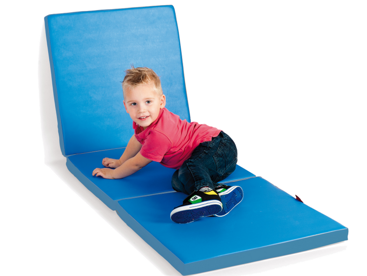 Softplay  opvouwbare mat BLAUW-2
