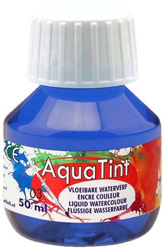 Collall aquarelle aqua tint bleu foncé - peinture créative 50ml