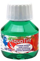Collall aquarelle vert foncé - peinture liquide loisirs créatifs 50ml