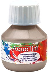 Collall aquarelle aqua tint argent - peinture créative 50ml