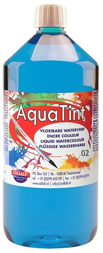Collall aquarelle bleu clair ecoline - flacon 1000ml peinture enfant
