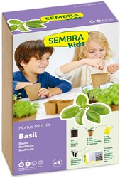 Kids at Work kit de culture de basilic pour enfants - mini kit jardinage