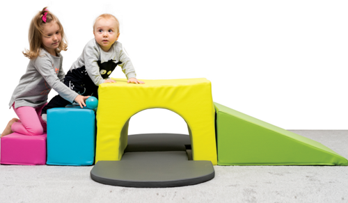 Softplay peuterspeeleiland met tunnel-3