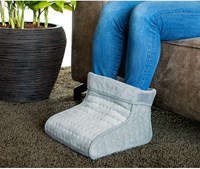 Inventum chauffe-pieds électrique gris avec chauffage rapide et 3 niveaux-3