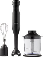 Inventum mixeur plongeant set appareil de cuisine noir 350 watts avec fouet et hachoir-2