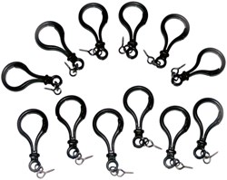 Eduplay porte-clés pour figurines en bois - lot de 12 - accessoire de bricolage