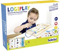 Beleduc jeu magnétique en bois LogiPlay jouet éducatif enfants-3