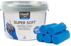Creall pâte à modeler super soft bleu - 1750 grammes seau pâte