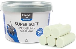 Creall pâte à modeler blanche - pâte super douce seau 1750 grammes