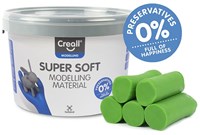 Creall pâte à modeler verte - super soft seau 1750 grammes-2