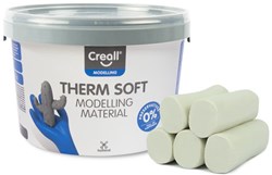 Creall pâte à modeler blanche - Therm Soft 2000g pour créativité