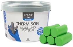 Creall pâte à modeler - therm soft vert - argile créative pour enfants