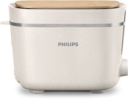 Philips grille-pain eco conscious - économe en énergie 2 fentes blanc