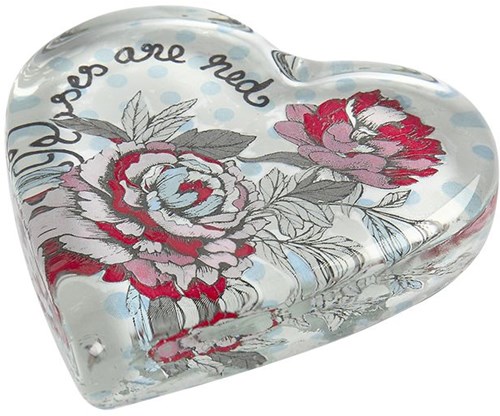 Creativ Company décoration cœur en verre 9x9 cm lot de 10 pièces-3