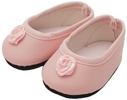 Paola Reina Chaussures de poupée roses avec une rose, soy tu
