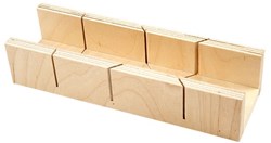 Boîte à onglets en bois pour scier - stable et durable - idéale pour bricoler
