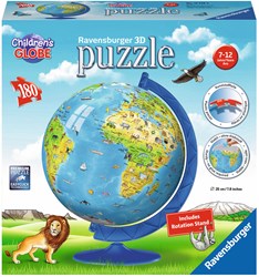 Ravensburger puzzle 3D XXL globe enfant éducatif - 180 pièces