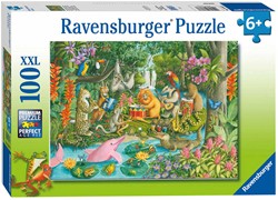 Ravensburger puzzle animaux casse-tête 100 pièces XXL orchestre jungle