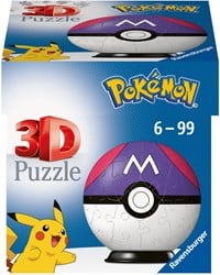 Pokemon Masterball 3D Puzzel, 54st.