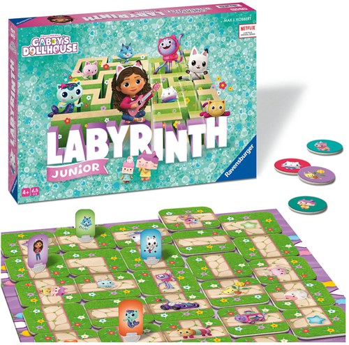 Ravensburger Gabby's Dollhouse Junior Labyrinthe - Jeu de société pour enfants-3
