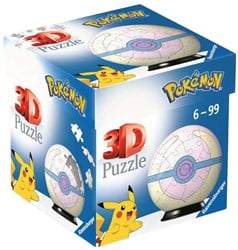 3D Puzzel Pokemon Heat Ball, 54st.