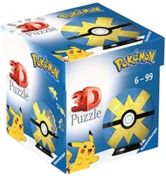 3D Puzzel PokÃ©mon Quick Ball, 54st.