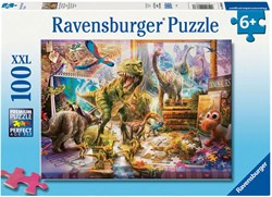 Ravensburger puzzle jouet dinosaure XXL puzzle enfant 100 pièces carton