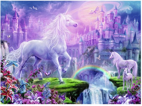 Ravensburger puzzle licornes XXL puzzle paillettes 100 pièces enfants-2