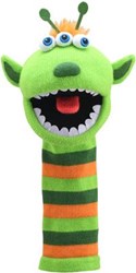 The Puppet Company marionnette à main Eco Sockettes Narg - peluche recyclée