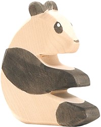 Ostheimer figurine panda en bois assis - jouet durable