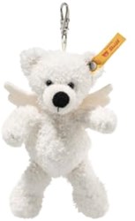 Steiff ours en peluche porte-clés Lotte ange gardien blanc 12 cm