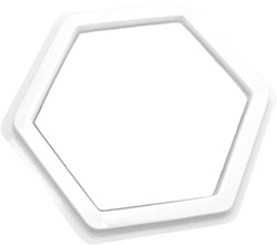 Eduplay tampon encreur blanc hexagone jouet créatif pour enfants