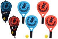Hot Set de raquette de padel 2 raquettes, balle, housse 2 couleurs.